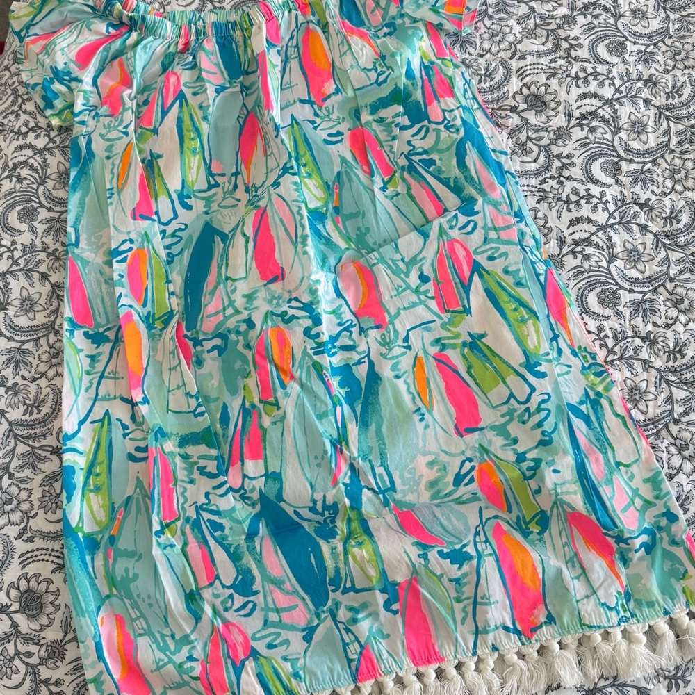 Lilly Pulitzer Multicolor Off-Shoulder Dress